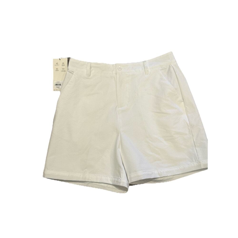 Walter Hagen Clubhouse Golf Shorts 0 White UPF 50Moisture Wicking Womens